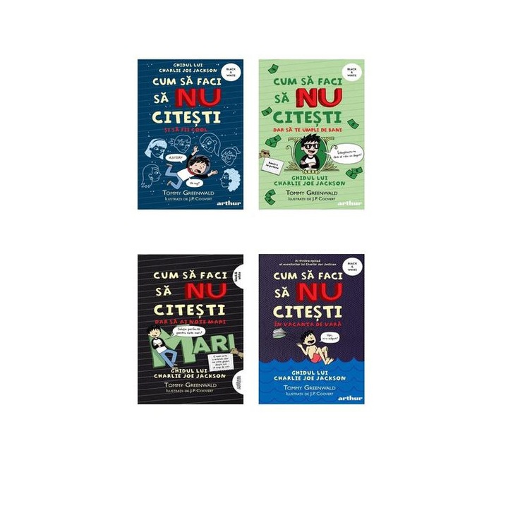 Pachet seria Cum sa faci sa NU citesti (Vol 2, 3, 4, 5) - Tommy Greenwald