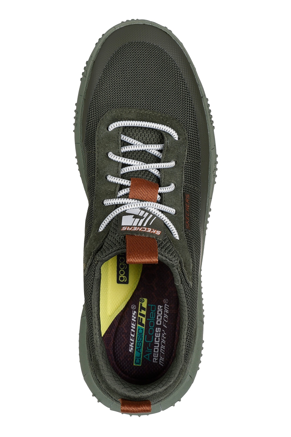 Skechers, Pantofi sport cu garnituri din piele intoarsa Revo