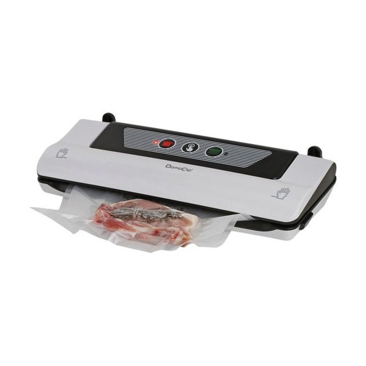 Aparat pentru vidare DomoClip DOM357, 110W, picioare anti-alunecare, 3 functii, Alb/Negru