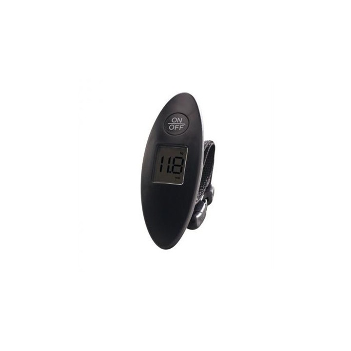 Cantar de mana pentru bagaje Clip Sonic TEA149N , max 40 kg , Negru