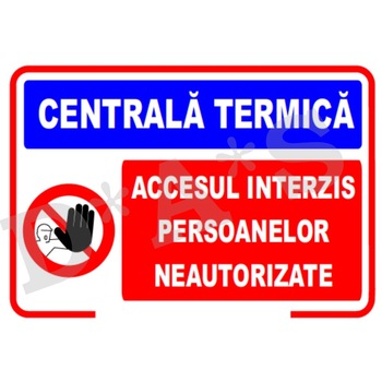 Set de 2 indicatoare A5- Centrala termica Set de 2 indicatoare A5- Centrala termica