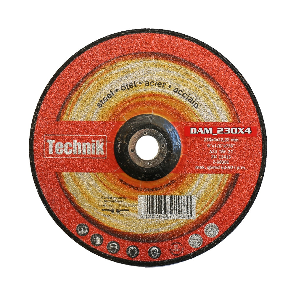 Disc abraziv pentru taiere metal Technik, DAM_230X4