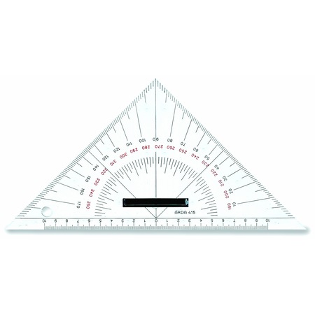 Echer Nautic 415 Arda Forma De Triunghi Isoscel Cu Unghi De 45 Grade Latura 26 Cm Emag Ro