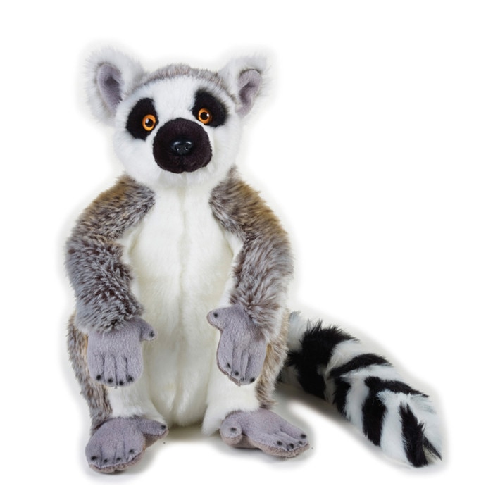 Jucarie Plus Venturelli - National Geographic Lemur in picioare 30 cm - AV770757