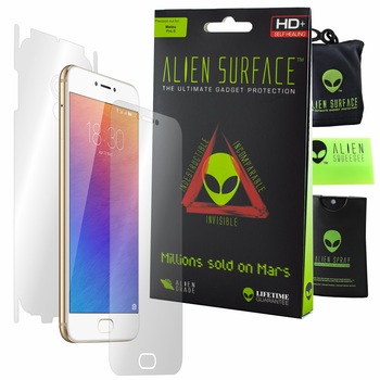 Folie Alien Surface HD, Meizu Pro 6, protectie ecran, spate, laterale + Alien Fiber Cadou Folie Alien Surface HD, Meizu Pro 6, protectie ecran, spate, laterale + Alien Fiber Cadou