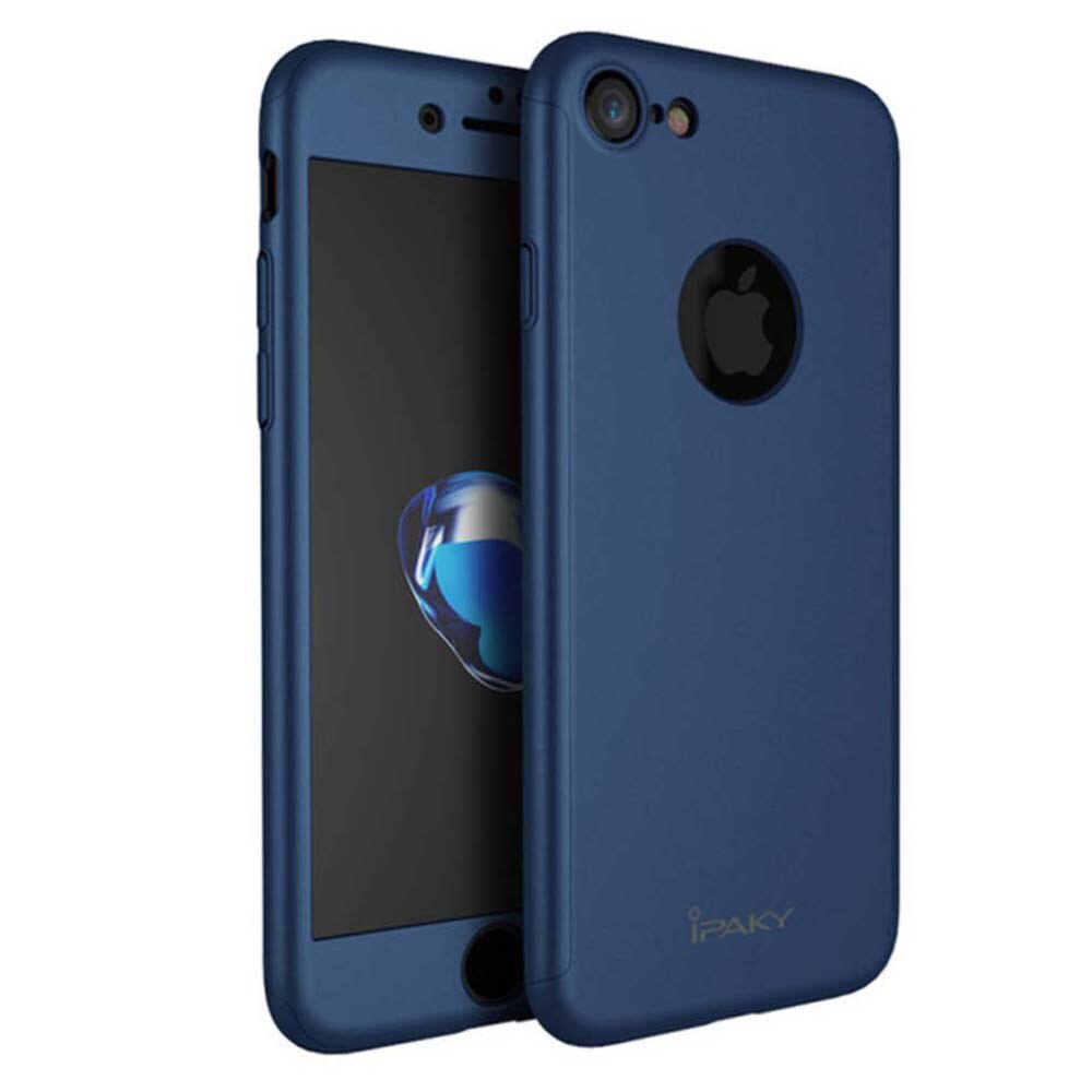 Husa Premium de iPhone 7, 360° Matte, Albastra