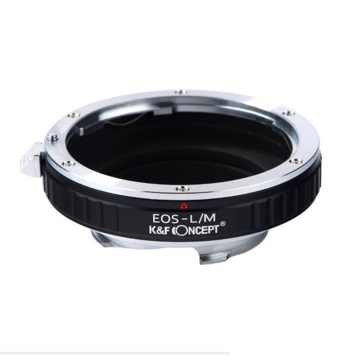 Adaptor montura K&F Concept EOS-LM de la Canon EOS la Leica M