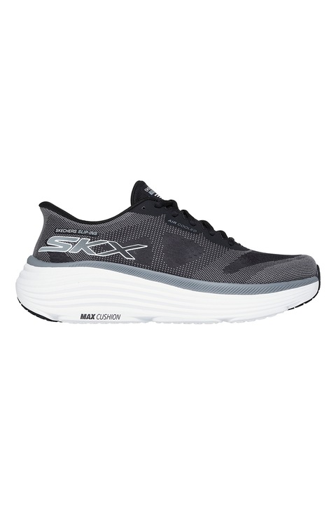 Skechers, Pantofi pentru alergare Max Cushioning Endea Slip-Ins, Negru stins