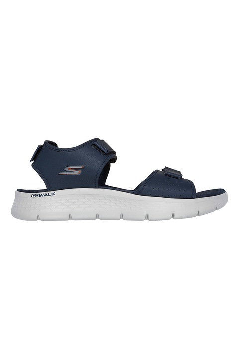 Skechers, Sandale cu inchidere velcro Go Walk, Bleumarin