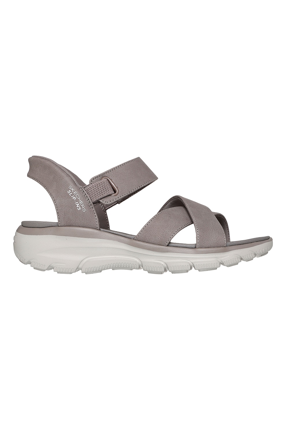Skechers, Sandale Slip Ins™ Easy Going, Maro taupe deschis, 36