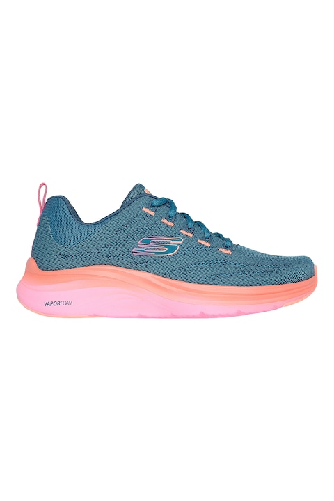 Skechers, Pantofi sport low-cut Vapor, Verde persan