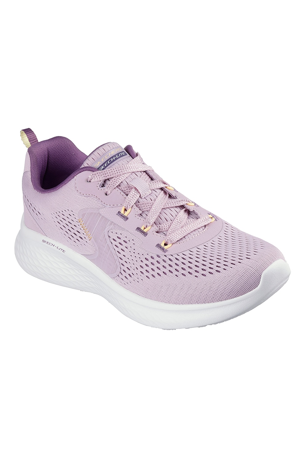 Skechers, Pantofi sport low-cut Lite Pro, Liliac prafuit, 38.5