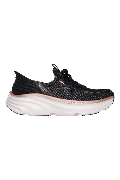 Skechers, Pantofi sport relaxed fit D'Lux Vapor Slip-ins™, Negru, 40