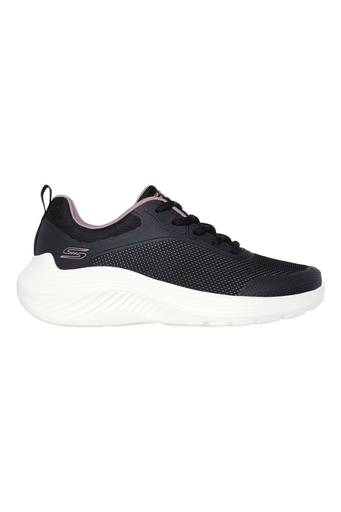 Skechers, Спортни обувки Bobs Squad Waves със синтетика, Черен