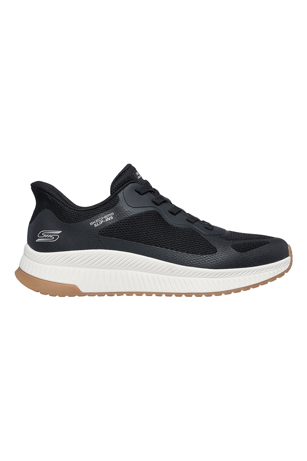 Skechers, Pantofi sport Slip-ins Bobs Squad 4, Negru,