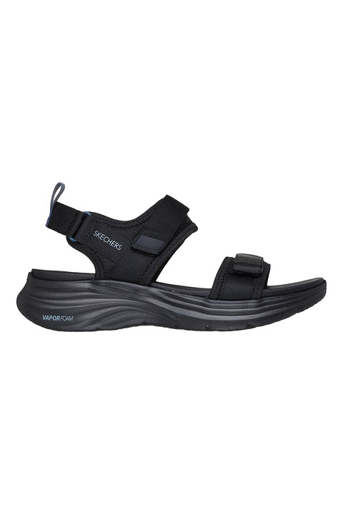 Skechers, Sandale cu velcro Vapor Foam, Negru
