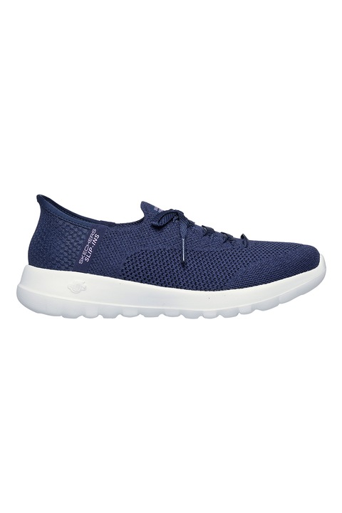 Skechers, Текстилни спортни обувки Go Walk Joy Abby Slip-Ins, Тъмносин, 41