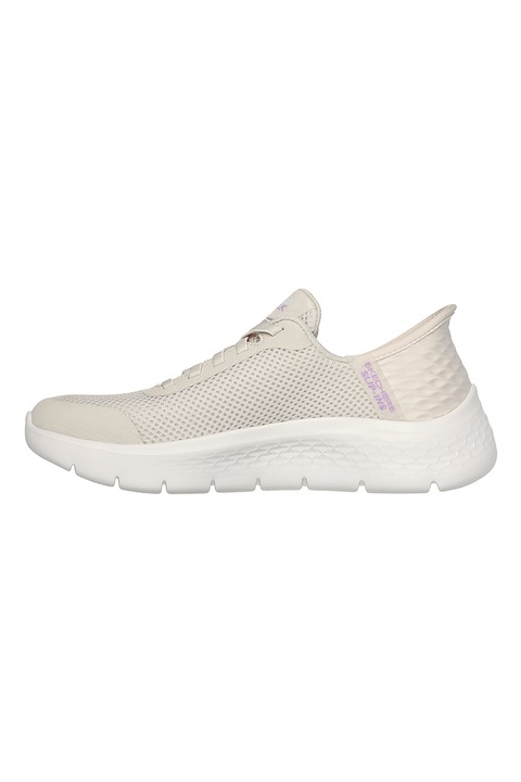 Skechers, Pantofi sport slip-ins Go Walk Grand, Alb murdar, 38.5