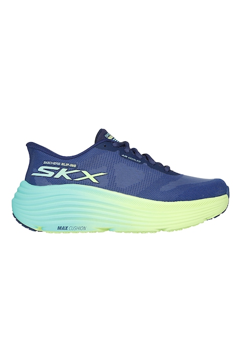 Skechers, Pantofi din material textil Endeavor Slip-Ins, Bleumarin