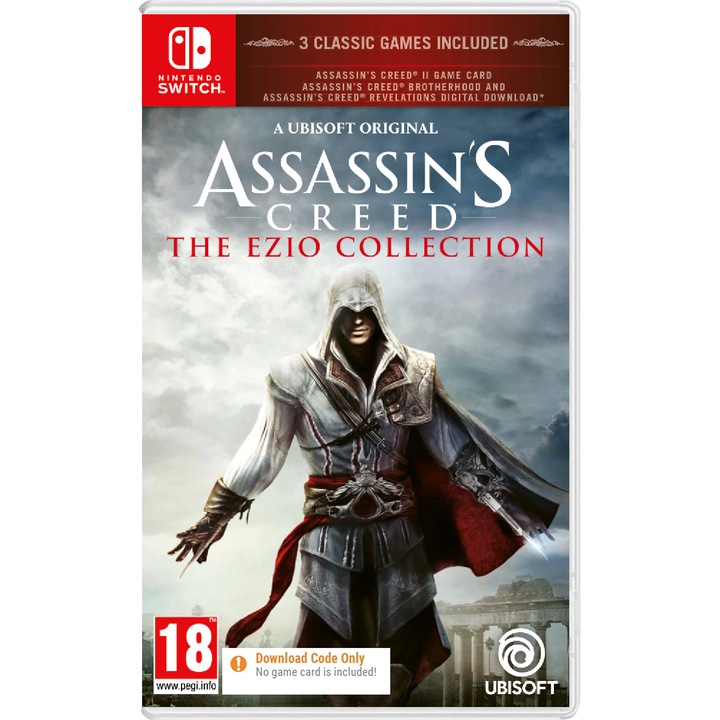 Joc Assassins Creed The Ezio Collection Code In A Box Pentru Nintendo Switch