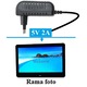 Incarcator rama foto digitala GIDA-CRIS GC325 cu mufa rotunda 4,0x1,7 mm, iesire 5V 2A, negru