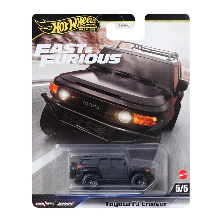 Masinuta Hot Wheels Premium Fast Furious Toyota Fj Cruiser 5/5 (hrt99)