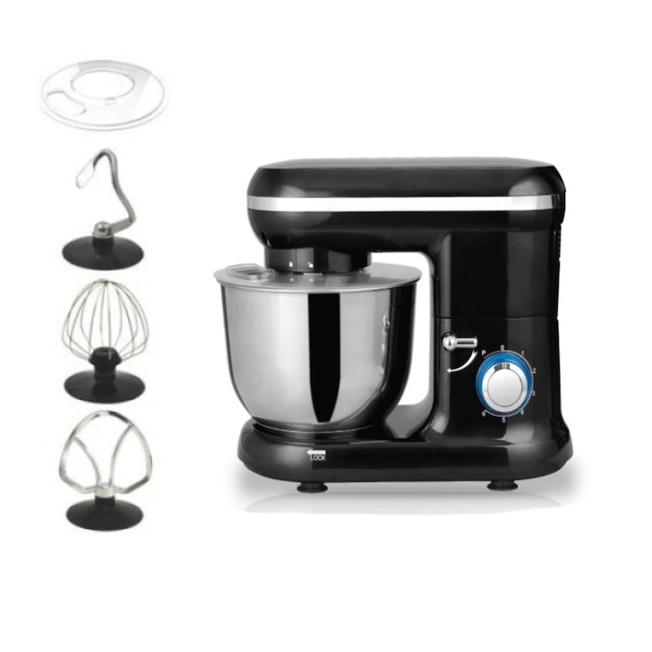 Mixer electric portabil 309-3in1-B, design usor, utilizare multifunctionala, dimensiuni compacte