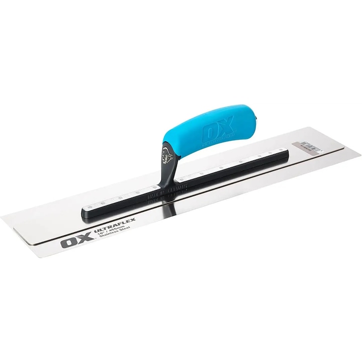 OX PRO UltraFlex gletiera de finisare ultra-flexibila - finisaj oglinda, maner ergonomic - 455 x 110mm/18"