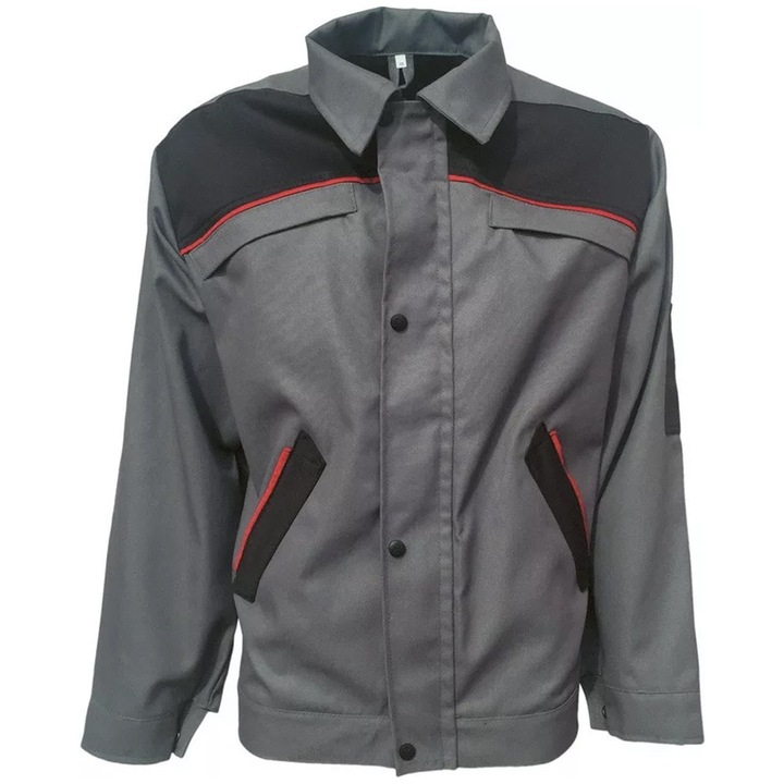 Declan® Solution 46413 Geaca de lucru, Personalizabila la cerere, bumbac/poliester 265 g/m², Gri, marimea 64