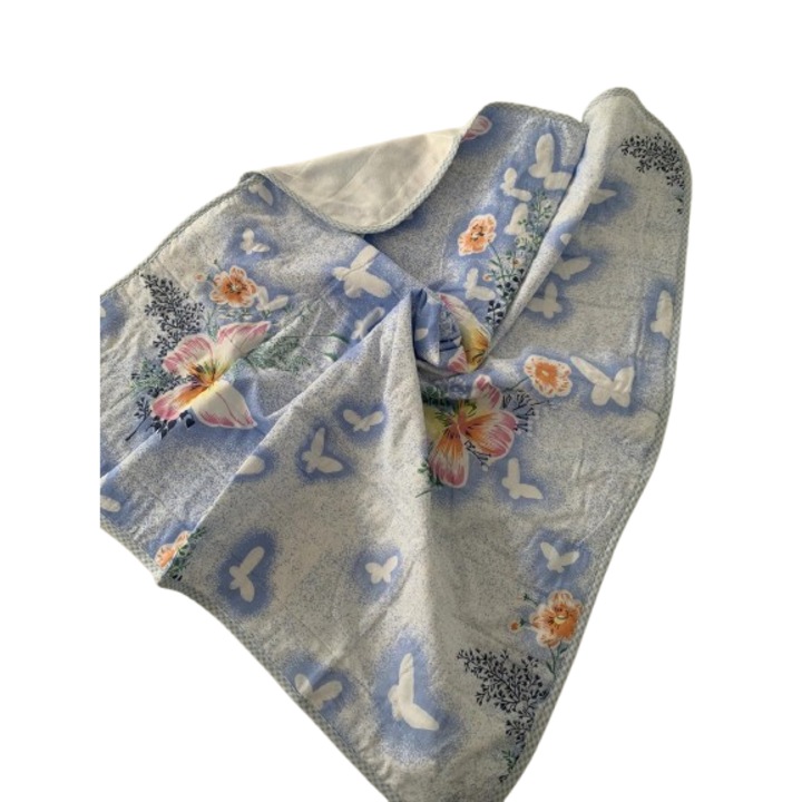 Babatakaró, kék pillangós, 70 x 80 cm