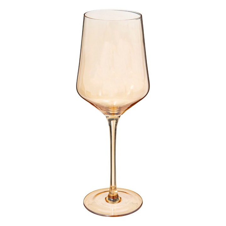 Set 6 pahare vin 450 ml, galben
