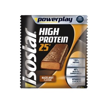 Batoane energizant Isostar Powerplay High Protein Alune, 3x35g Batoane energizant Isostar Powerplay High Protein Alune, 3x35g