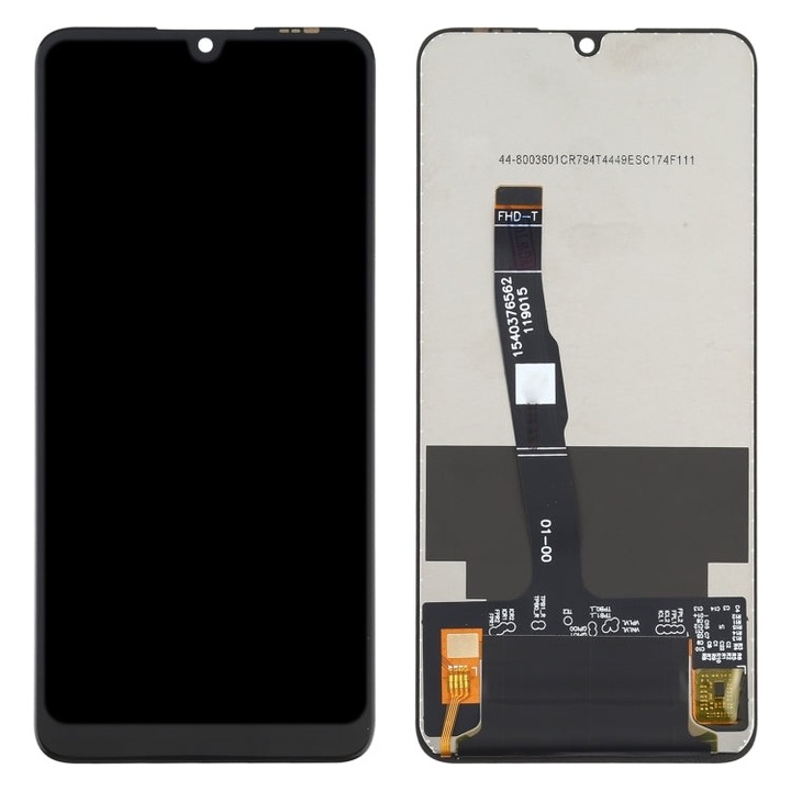 Display pentru Huawei P30 Lite (2019) / P30 Lite New Edition (2020) / Nova 4E (2019), DaDen®, Negru, LCD, Ecran Tactil, Best Quality