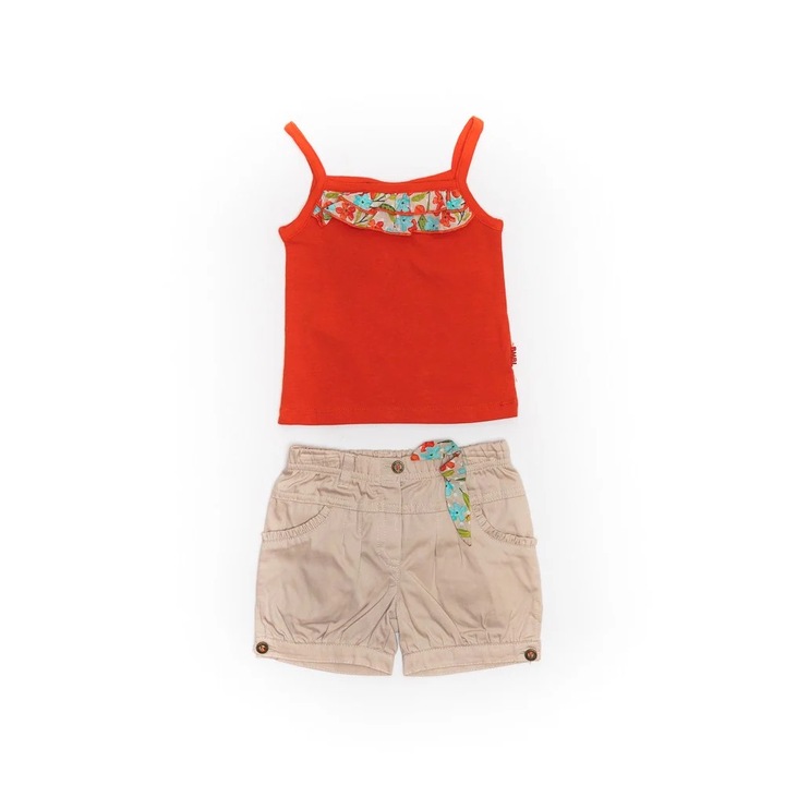 Compleu fetite, Bimbalina, 2 piese, de vara, 15235