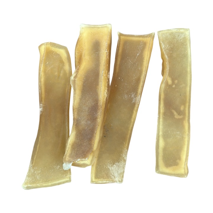 Díj kutyáknak DERMALUX borjú fejbőr, 10 db, 250g