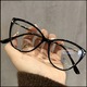 Ochelari de vedere, stil ochi de pisica, Ochelari Protectie Calculator, Ecran Telefon, Televizor, Gaming, Axroad Mall, Filtru blue light UV400, Antireflex, Fara Dioptrii, Toc Pliabil, 5.6x14.5 cm, Negru