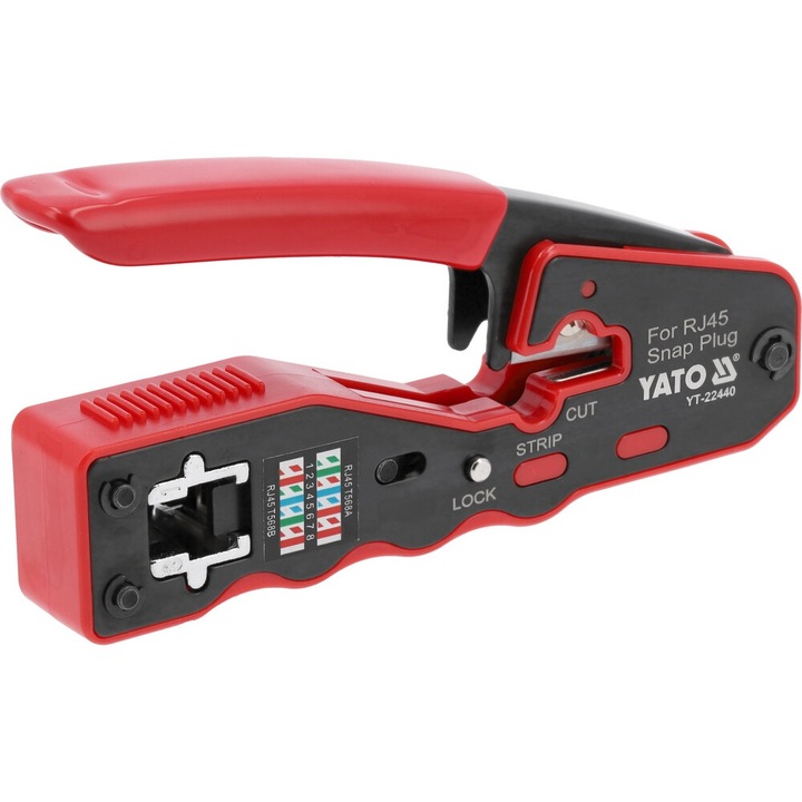 YATO RJ-45 csatlakozós krimpelő fogó