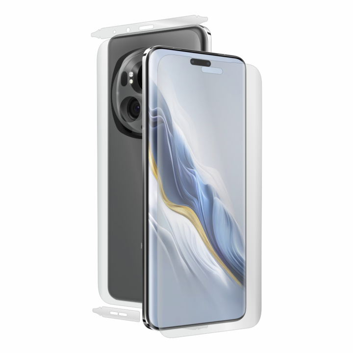 Honor Magic 6 Pro-val kompatibilis védőfólia, képernyőborítás, hátlap oldalakkal és kamerával, Alien Surface
