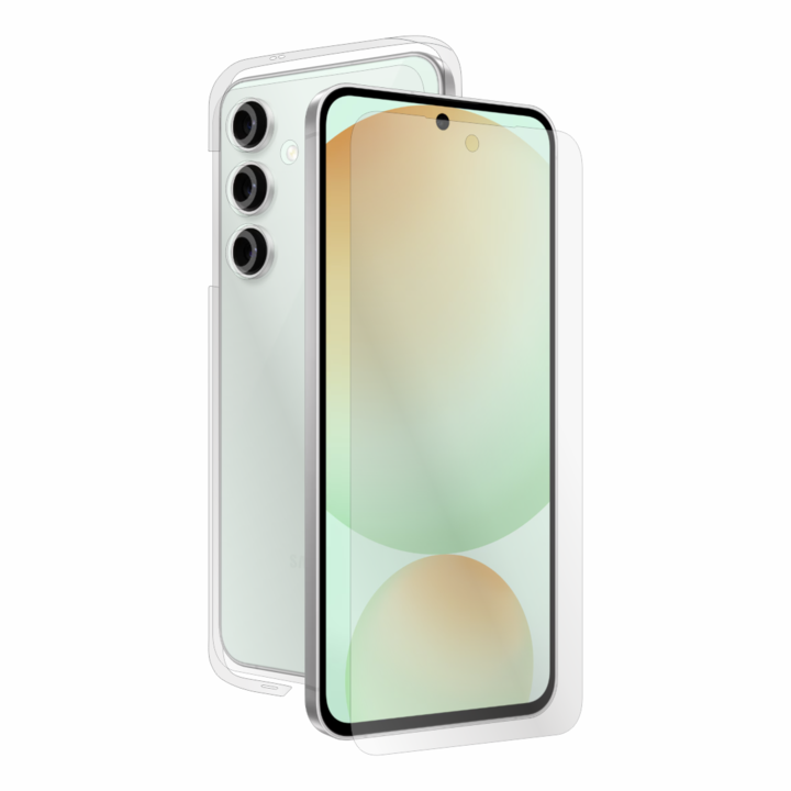 Védőfólia, kompatibilis a Samsung Galaxy S24 FE-vel, képernyőborító, hátlap oldalakkal és kamerával, Alien Surface