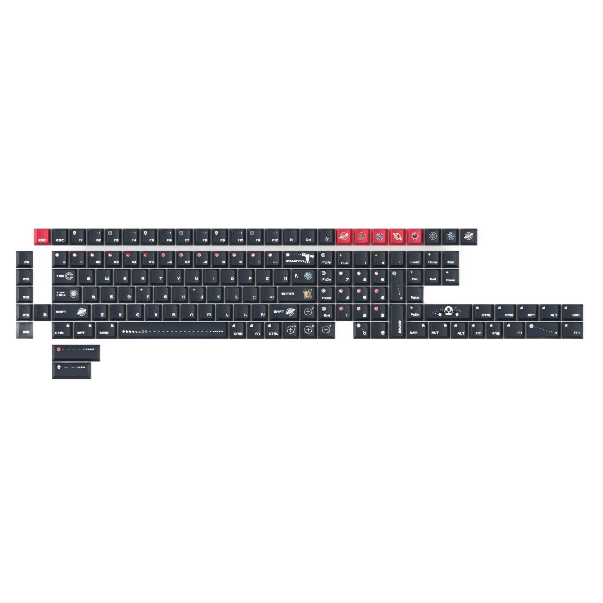 Kit butoane Keychron Cherry Profile Dye-Sub PBT Full Keycap Set Full ...