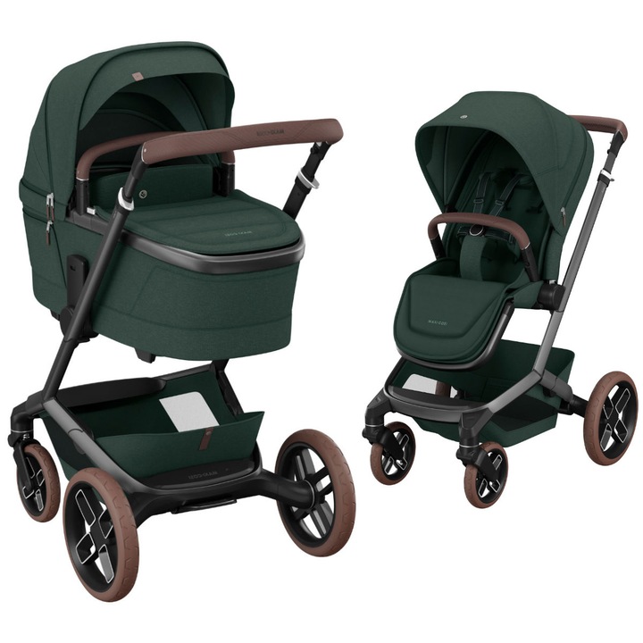 Детска количка Maxi-Cosi FAME с Landou Sense, Twillic Green, Green