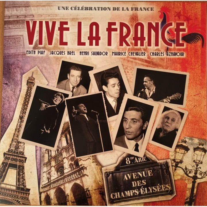 Various Artists(Edith Piaf, Charles Aznavour, Henri Salvador) - Vive La France - LP