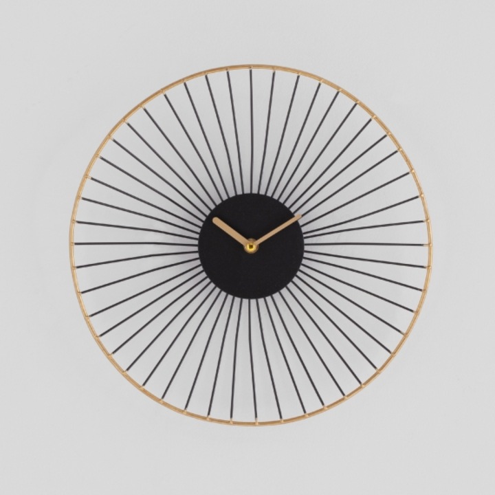 Ceas perete galati d34 cm, negru