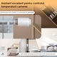 Termostat Inteligent ATOM DEALS®, ZigBee pentru radiator, supapa electronica digitala control prin aplicatie TuyaSmart, compatibil Google Home Alexa, economisire energie 30%, protectie anti-inghet, functie copii, afisaj LED, reglaj temperatura 5-30°C, alb