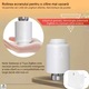 Termostat Inteligent ATOM DEALS®, ZigBee pentru radiator, supapa electronica digitala control prin aplicatie TuyaSmart, compatibil Google Home Alexa, economisire energie 30%, protectie anti-inghet, functie copii, afisaj LED, reglaj temperatura 5-30°C, alb