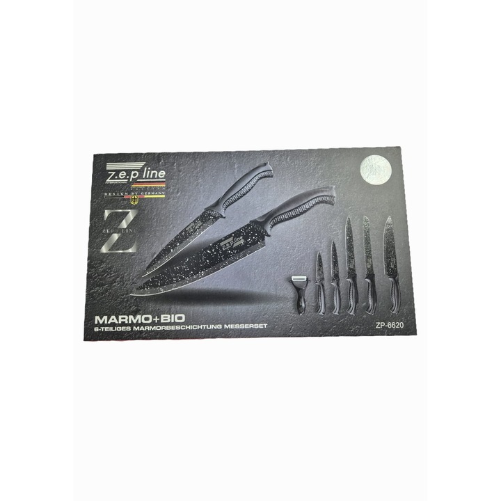 Set 6 Cutite profesionale calitate Germana cu manere ergonomice