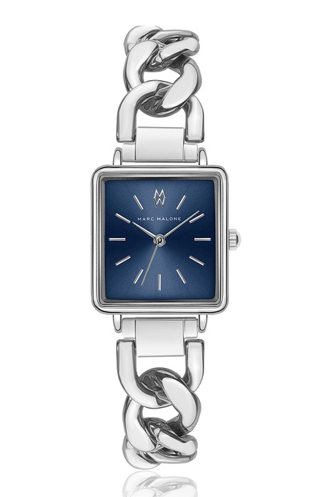 Marc Malone, Ceas quartz cu bratara metalica, Argintiu
