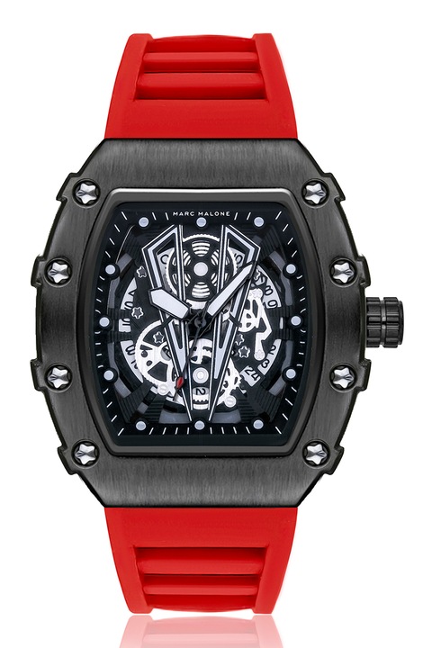 Marc Malone, Часовник със силиконова каишка, Червен
