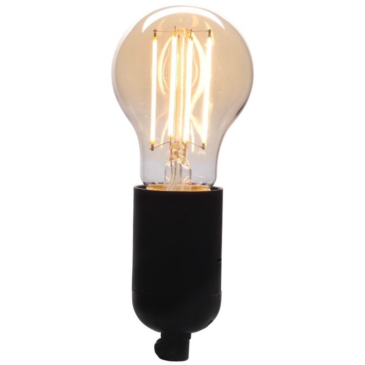 Denver Lbf-402 Smart Wi-Fi izzószálas izzó sárga fénnyel, kompatibilis a Tuya Assistanttel és a Google/Amazon Alexával, Denver