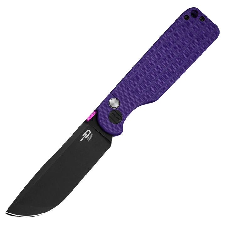 Cutit pliabil, Bestech Glok Purple G10, Black Stonewashed 14C28N by Keanu Alfaro (BG55D)